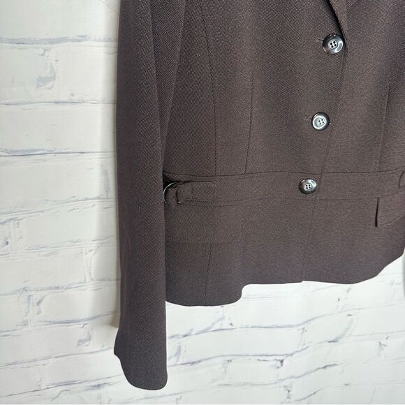 Calvin Klein size 10 brown blazer - Picture 3 of 5